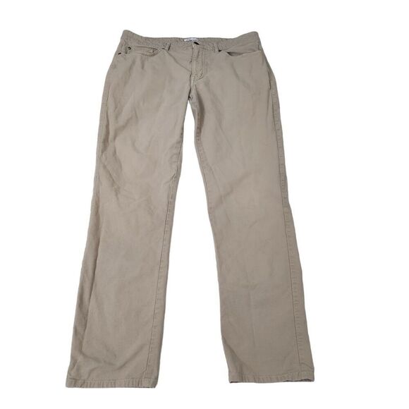Peter Millar Pants Mens 36 Khaki Straight Crown Vintage Canvas Flat Front‎ - Picture 1 of 11